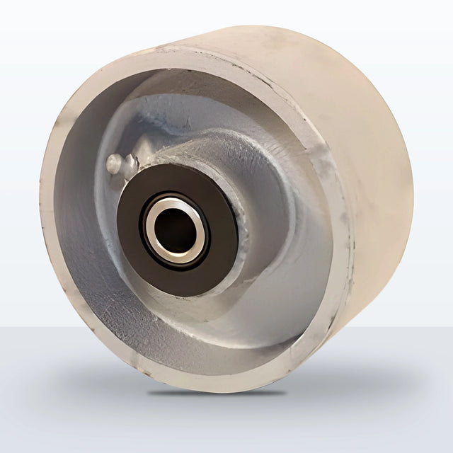4" x 2" Cast Iron Wheel, Roller Bearing, 800 lb Capacity