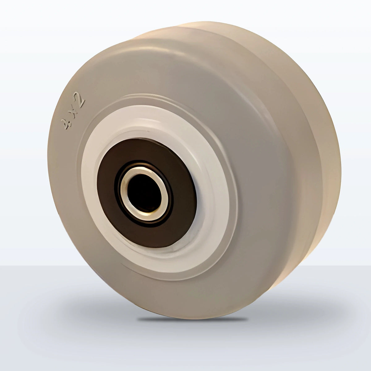 4" x 2" Thermoplastic Rubber on Polypropylene Wheel, Roller Bearing, 350 lb Capacity (30129)