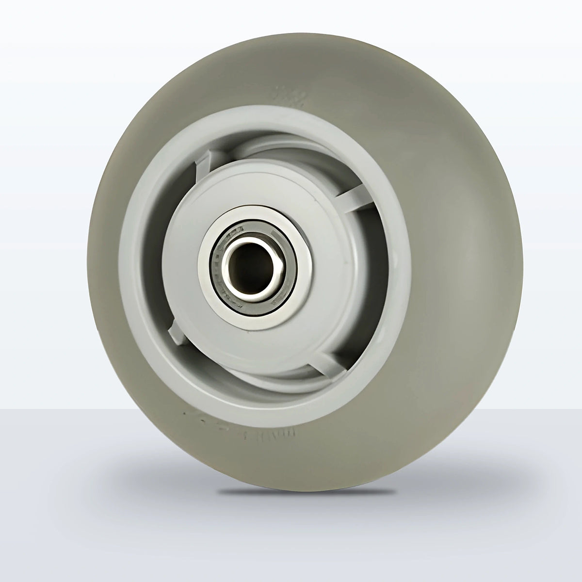 5" x 2" Thermoplastic Rubber on Polypropylene Wheel, Sealed Precision Ball Bearing, 350 lb Capacity