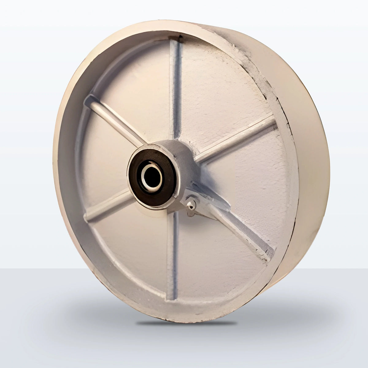 8" x 2" Cast Iron Wheel, Roller Bearing, 1250 lb Capacity