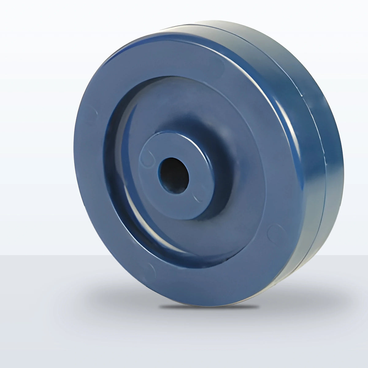 4" x 1-1/4" Solid Polyurethane Wheel, Plain, 400 lb Capacity