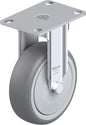 Light Duty 4" Plate TPR Rigid Caster Ball Bearing (913592)