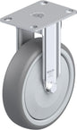 Light Duty 5" Plate TPU Rigid Caster Ball Bearing (913586)