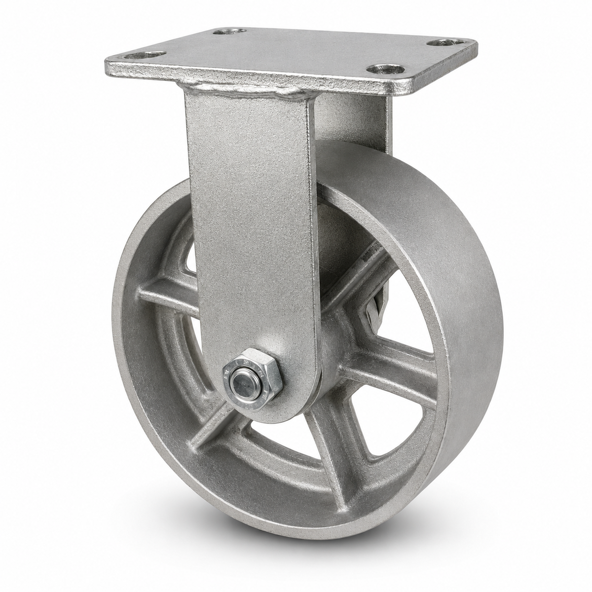6" Steel Rigid, Top Plate, 2500 lb Capacity