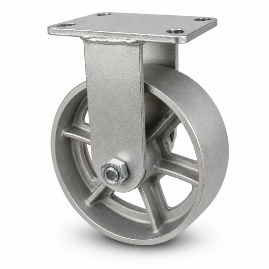 6" Steel Rigid, Top Plate, 2500 lb Capacity