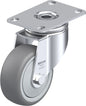 Light Duty 3-1/8" Plate TPR Swivel Caster Ball Bearing (910395)