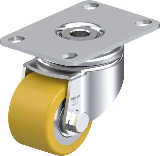 Light Duty 1-3/8" Plate Extrathane Swivel Caster Ball Bearing (603175)