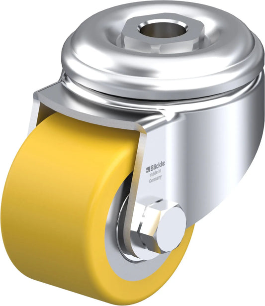 Light Duty 2" Hollow Kingpin Extrathane Swivel Caster Ball Bearing (754855)