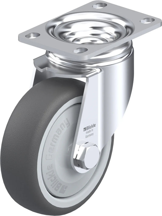 Light Medium Duty 4" TPR Swivel Caster Ball Bearing (910531)