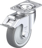 Light Medium Duty 4" TPU Swivel Caster w/Brake Ball Bearing (869007)