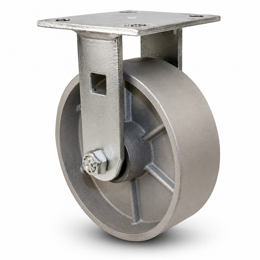 8" Steel Rigid, Top Plate, 1250 lb Capacity
